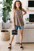Sprinkled With Animal Print Top