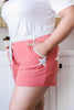 Star Player Shorts In Red