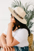 Stripe Of Sassy Hat in Ivory