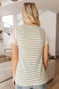 Stripes Of Olive Top