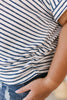 Stripes You'll Knot Forget Top