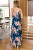Stuck With Me Floral Maxi in Navy