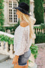 Summer Off My Shoulder, Off My Mind Blouse in Silver