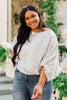 Summer Off My Shoulder, Off My Mind Blouse in Silver