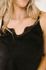 Sure Of Yourself Sheen Camisole in Black