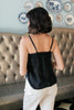 Sure Of Yourself Sheen Camisole in Black