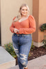 Sweetheart Bodysuit In Pumpkin Spice