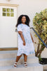 Swirl Tie Dye Dress In Aqua