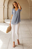 Swiss Dot Top in Blue