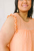 Swiss Twist Blouse in Peach