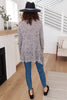 The Avalynn Heathered Cardigan in Smoky Coal