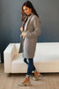 The Cold Can't Stop Me Coat in Charcoal
