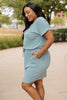 The Day Out Dress in Dusty Blue