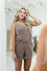 The Go To Romper in Dusty Mauve