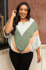 The Kourtney Chevron Top