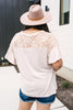 The Looking Around In Lace Top