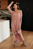 The Melanie Maxi Dress in Mauve