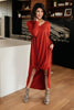 The Melanie Maxi Dress in Rust
