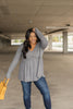 The Right Kind Of Attention Top In Charcoal