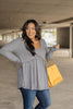 The Right Kind Of Attention Top In Charcoal
