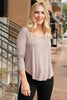 The Wendi Top in Ash