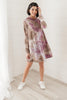 Tie Dye With A Hood Dress