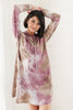 Tie Dye With A Hood Dress