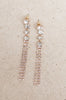 Tiered Tassel Drop Earrings