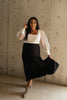 Tiered & Tied Skirt In Black