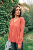 Tiffany Top in Rust