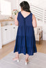 Time To Go Dress In Navy