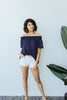 Tiny Twinkling Top In Navy