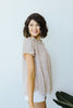 Tiny Twinkling Top In Taupe