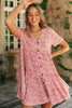 Red Flora Dress