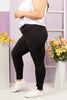 Soft As Butter Moto Leggings in Black