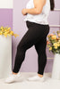 Soft As Butter Moto Leggings in Black