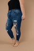 Wild Thing Leopard Patch Jeans