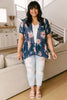 Wildflower Kimono in Blue