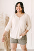 Willow Waffle Knit Top in Beige