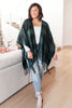 DOORBUSTER Wishes Shawl Come True in Hunter Green