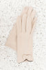 Wrapped In Bows Gloves in Beige