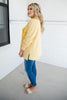 Borrowed From My Boyfriend Jacket in Yellow- 8/5/2021