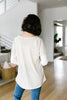 All Talk Ribbed Colorblock Top In Taupe