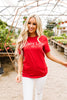 America Graphic Tee In Red
