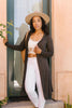 Between Seasons Cardigan In Charcoal