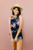 Blooming Navy Tank