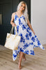Blue Hibiscus Sun Dress
