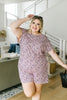 Blushing Leopard Romper