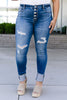 Buttons Holes & Cuffs Jeans
