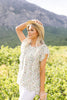 Cascading Ruffles Top In Ivory